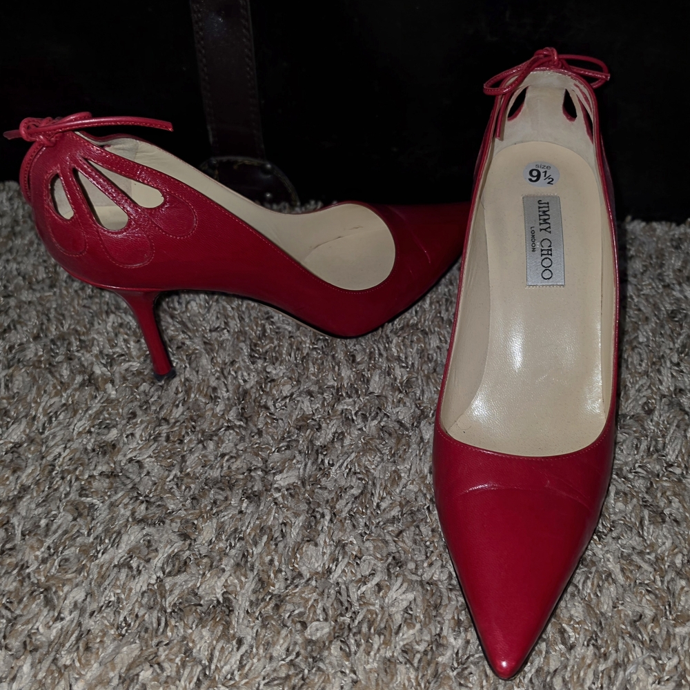 Jimmy Choo Scarlet Red Heels